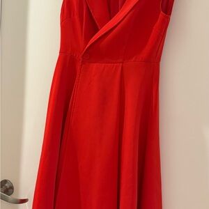 Custom Made Dior Style Elegant Red Women's Dress